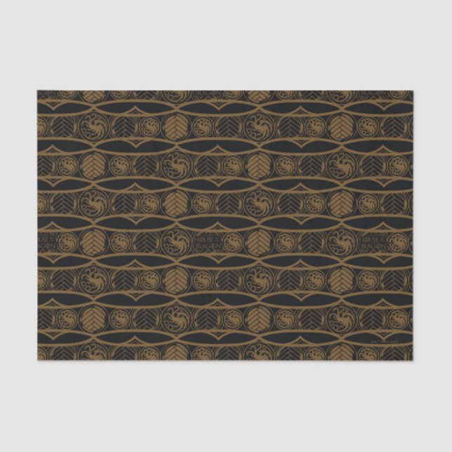 HOUSE OF THE DRAGON | Targaryen Stripe Pattern Tissue Paper (Front)