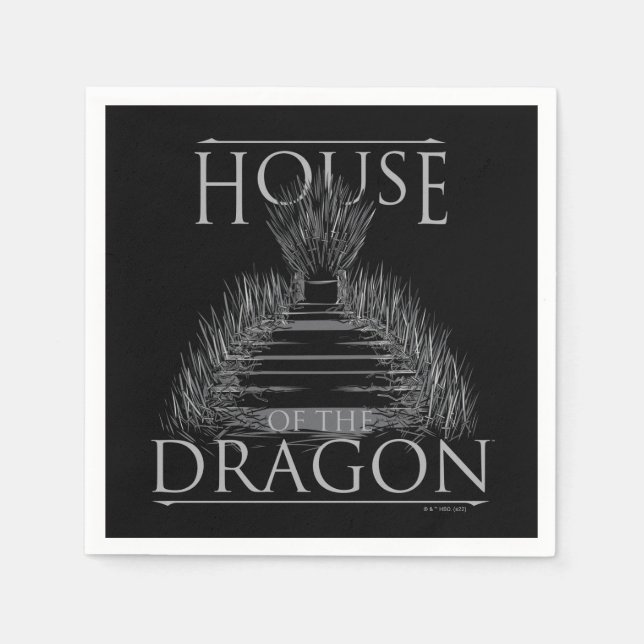 HOUSE OF THE DRAGON Throne Napkins (Front)