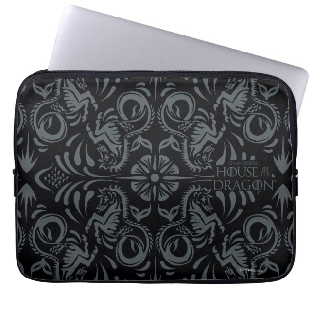 HOUSE OF THE DRAGON | Velaryon Diamond Pattern Laptop Sleeve (Front)