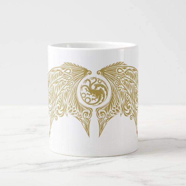 HOUSE OF THE DRAGON | Winged Targaryen Crest Giant Coffee Mug (Front)