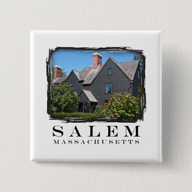 House of the Seven Gable Pinback Button (Front)