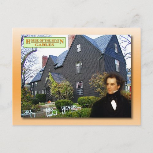 House of the Seven Gables Salem Massachusetts Postcard