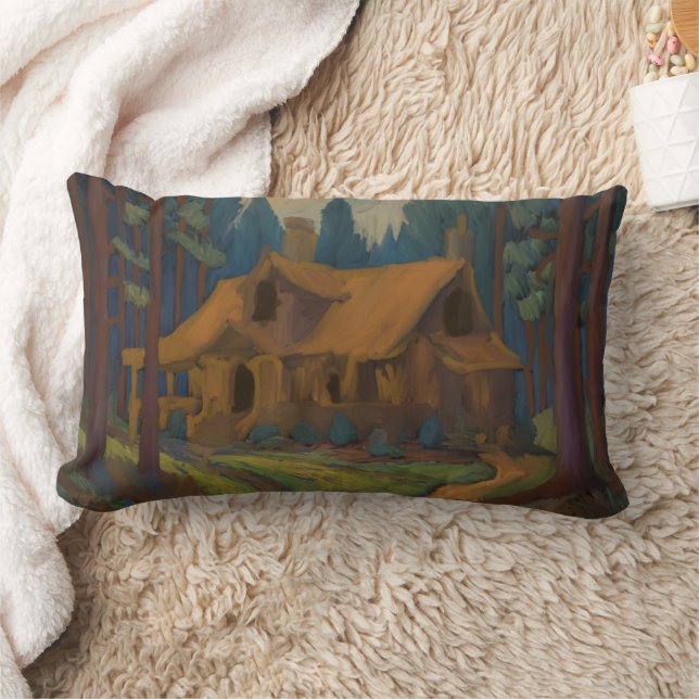 House of tranquility lumbar pillow (Blanket)