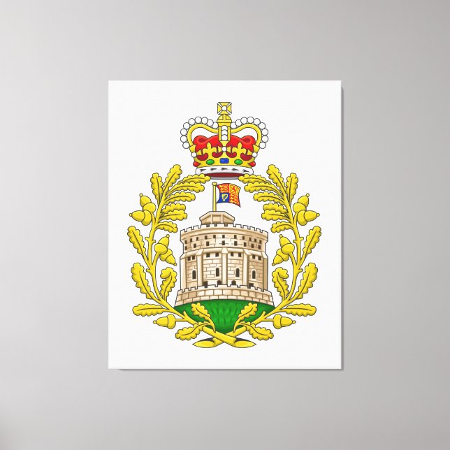 House of Windsor Royal Coat of Arms Canvas Print (Front)