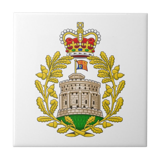 House of Windsor Royal Coat of Arms Ceramic Tile (Front)