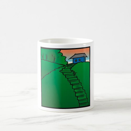 House On A Green Hill Coffee Mug