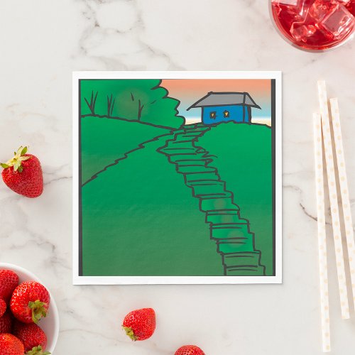 House On A Green Hill Napkins