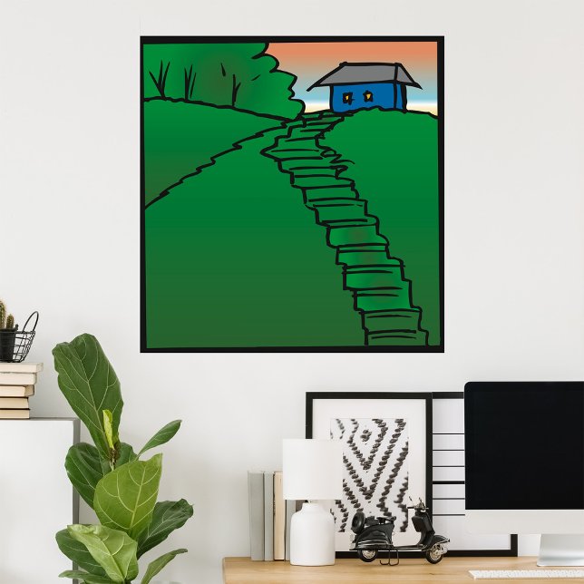 House On A Green Hill Poster (Creator Uploaded)