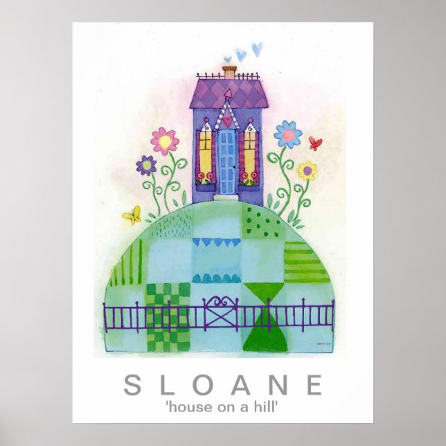 house on a hill poster (Front)