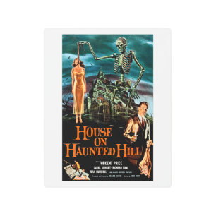 House on Haunted Hill (1959) Metal Print
