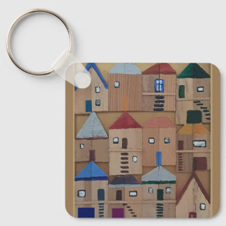 House or apartment keys keychain