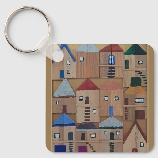 House or apartment keys keychain (Front)