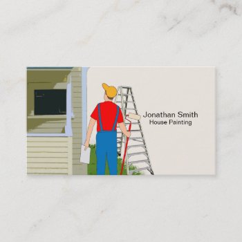 House Painter Business Card by AutumnRoseMDS at Zazzle
