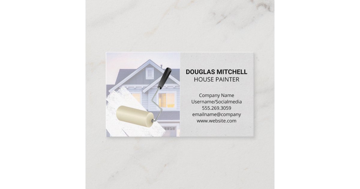 House Painter Business Card Zazzle