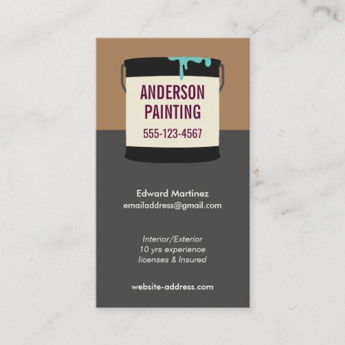 House Painter  Business Card