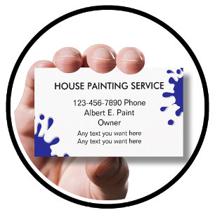 House Painter Business Cards