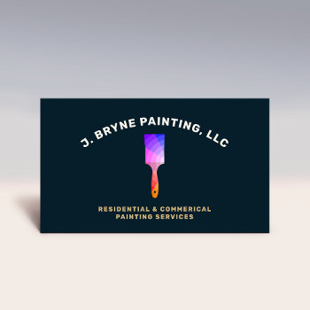 House Painter Color Wheel Paint Brush Business  Business Card by sm_business_cards at Zazzle