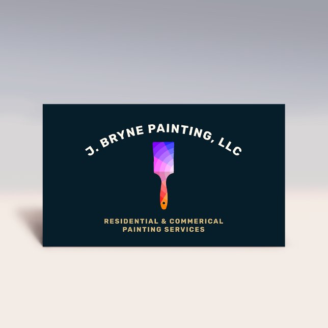 House Painter Color Wheel Paint Brush Business  Business Card (Creator Uploaded)
