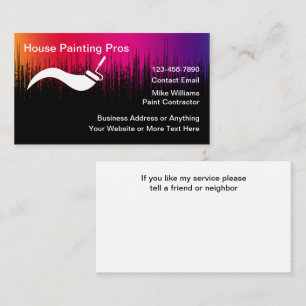 House Painter Cool Business Cards