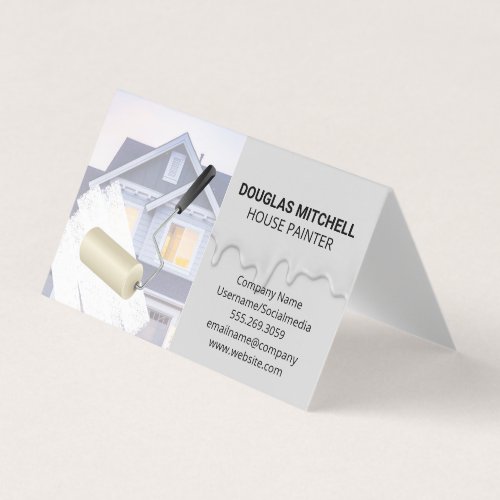 House Painter  Dripping Paint Business Card