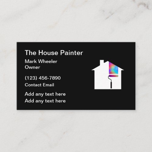House Painter House Painting Logo Design Business Card