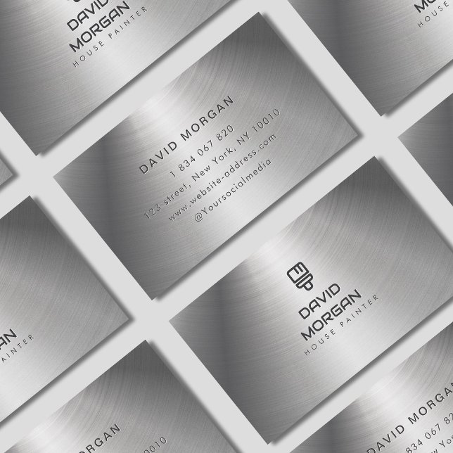House Painter Metallic Business Card (Creator Uploaded)
