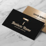 House Painter Modern Black & Gold Painting Service Business Card