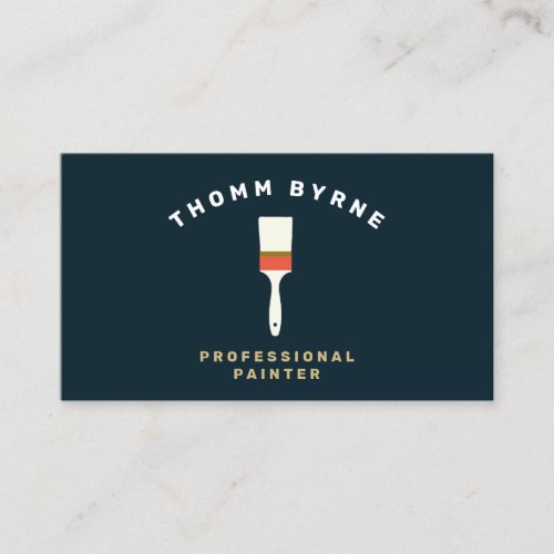 House Painter Paint Brush Business Card