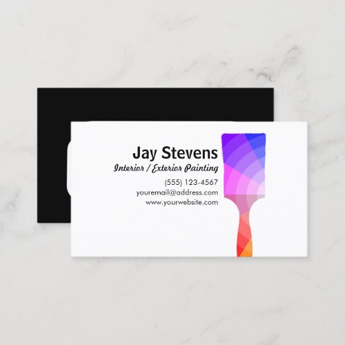 House Painter  Paint Brush Business card