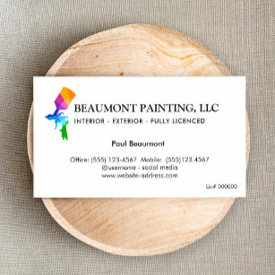  House Painter, Paint Sprayer  Business Card