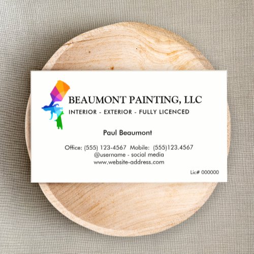  House Painter Paint Sprayer  Business Card
