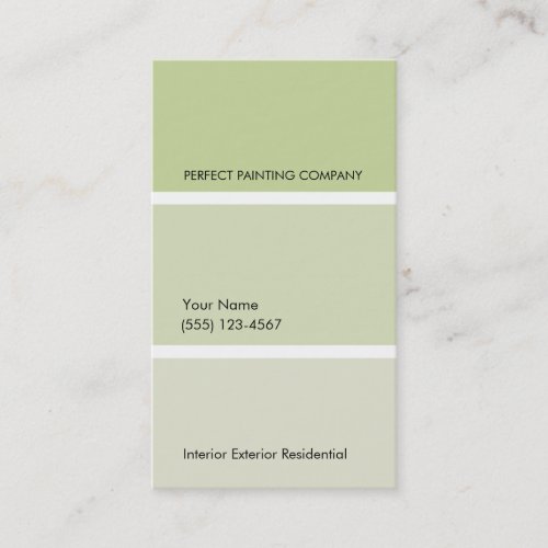 House Painter Business Card
