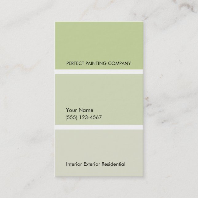 House Painter Painting Business Card (Front)