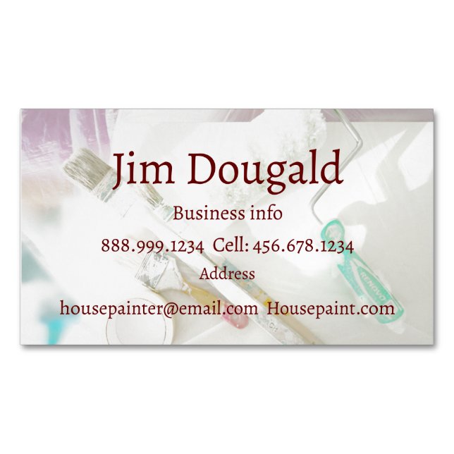 House Painter Painting Custom  Business Card (Front)