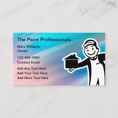 House Painter Professional Business Cards