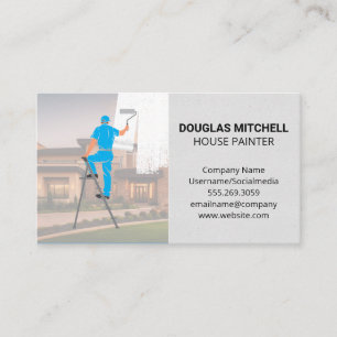 House Painter Residential Home Business Card