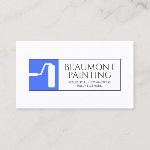 House Painter Roller Brush Business Card