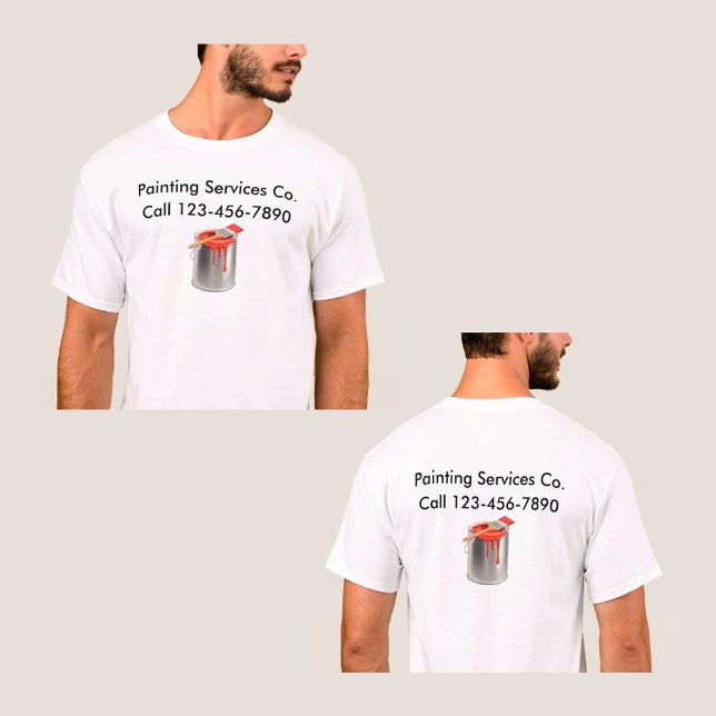 House Painter Service Work Shirts Double Sided (Creator Uploaded)