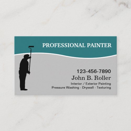 House Painter Unique Modern Business Cards