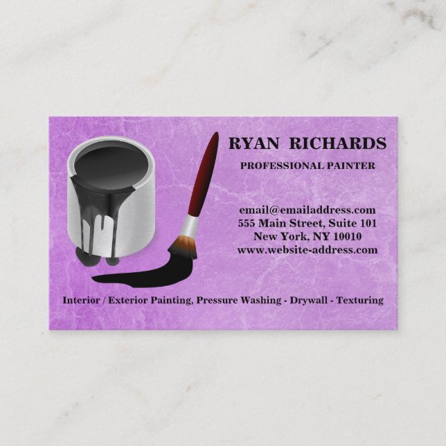 House Painting Business Card (Front)