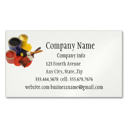 House Painting Decorating Business Card