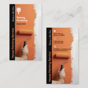 House Painting photo Business Card