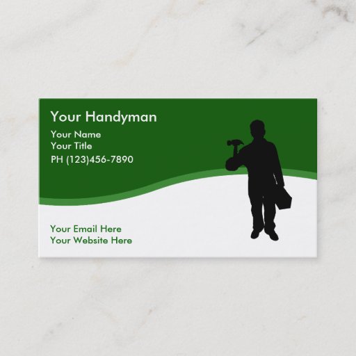 Customizable Handyman Business Cards New