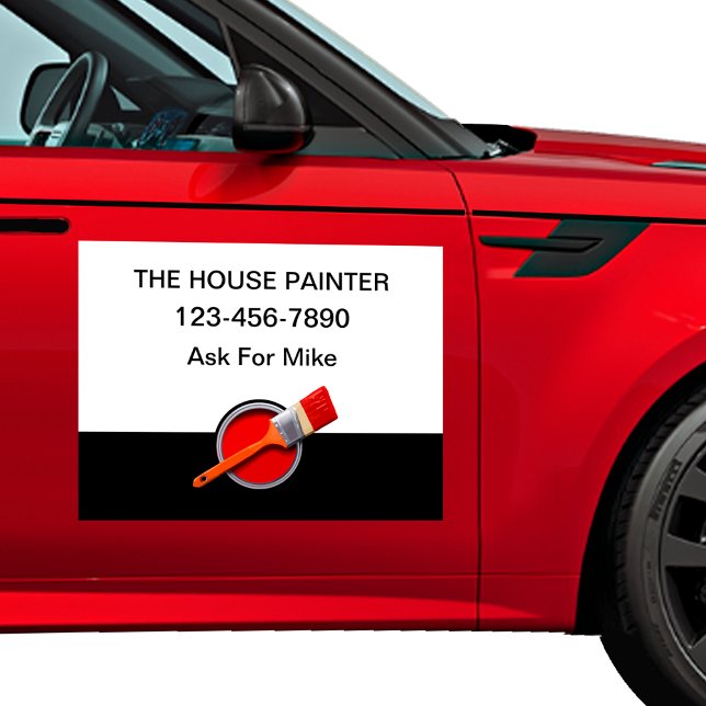 House Painting Service Mobile Car Magnets (Creator Uploaded)