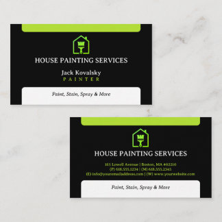House Painting Services | Paint Rollel Business Card