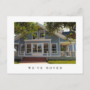 House Photo New Home Moving Postcard