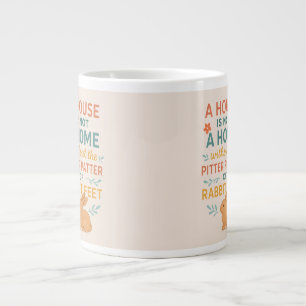 House pitter patter rabbit giant coffee mug