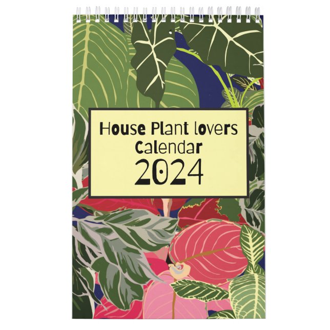 House Plant Lovers Calendar (Cover)