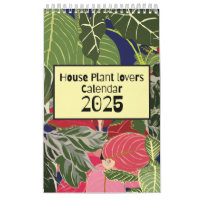 House Plant Lovers Calendar 2025