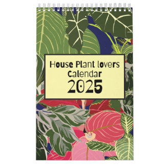 House Plant Lovers Calendar 2025